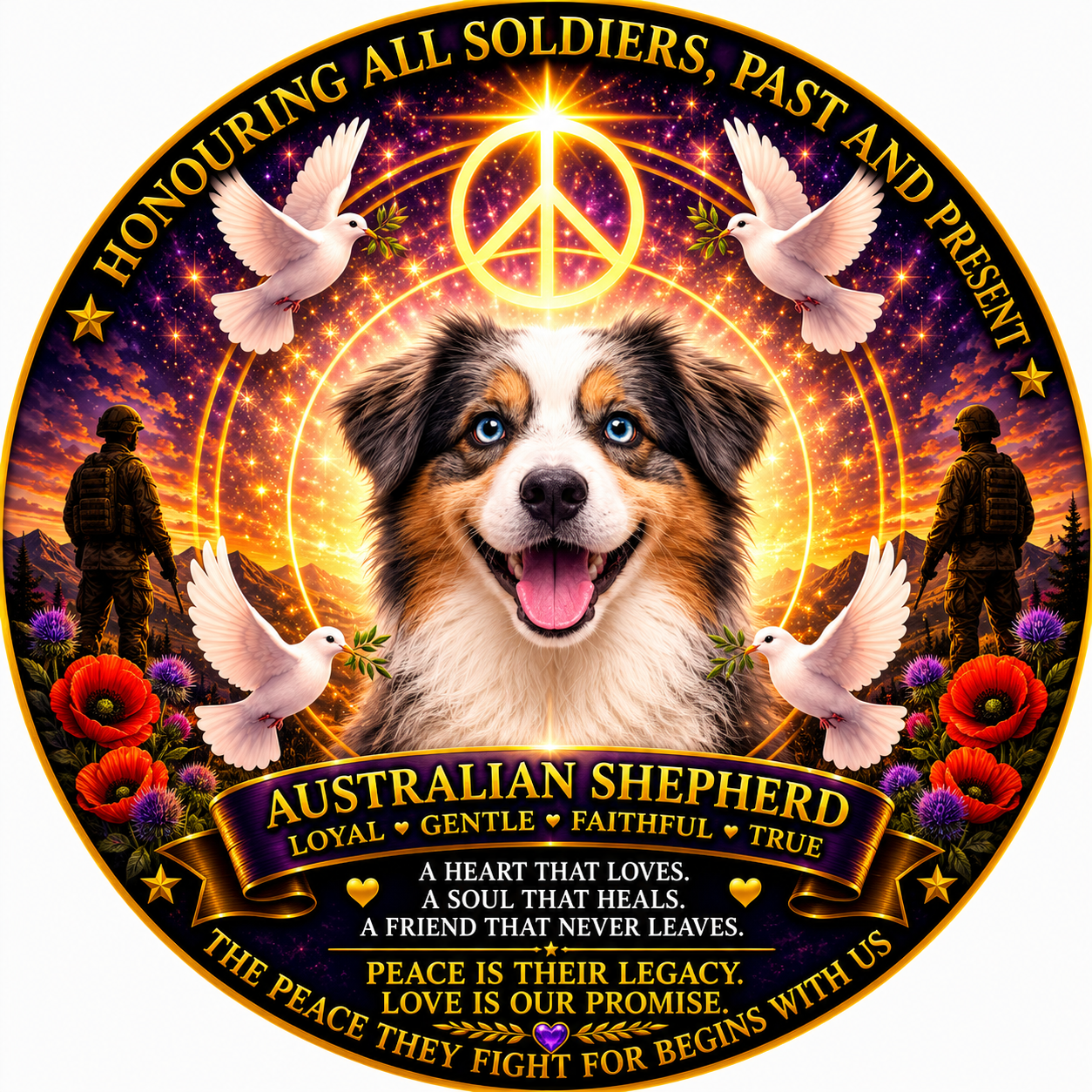 Australian Shepherd artwork